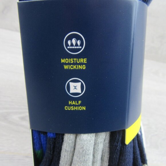 Polo Ralph Lauren Athletic Club Bear Crew Socks Multi 6 Pack Mens Size 6-13 NEW - Picture 8 of 15